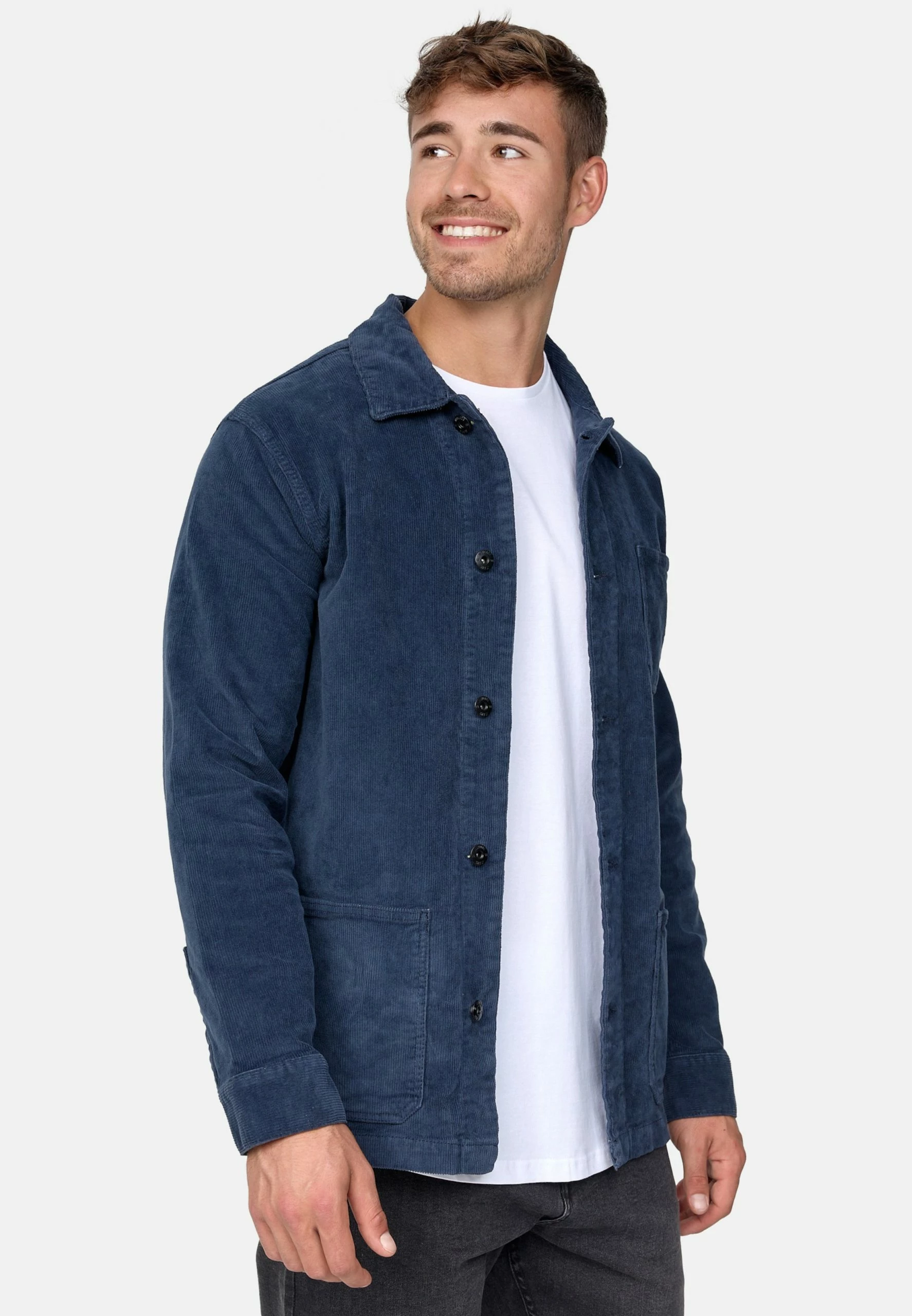 Indicode Jeans Tussenjassen Regular Fit Tussenjas Castiel Heren Navy - Afbeelding 2