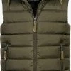 Indicode Jeans Bodywarmers Bodywarmer Heren Kaki