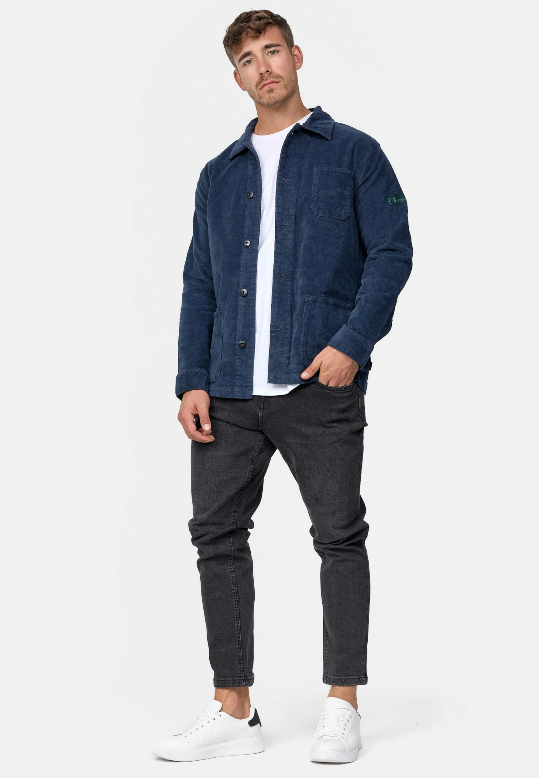 Indicode Jeans Tussenjassen Regular Fit Tussenjas Castiel Heren Navy - Afbeelding 3