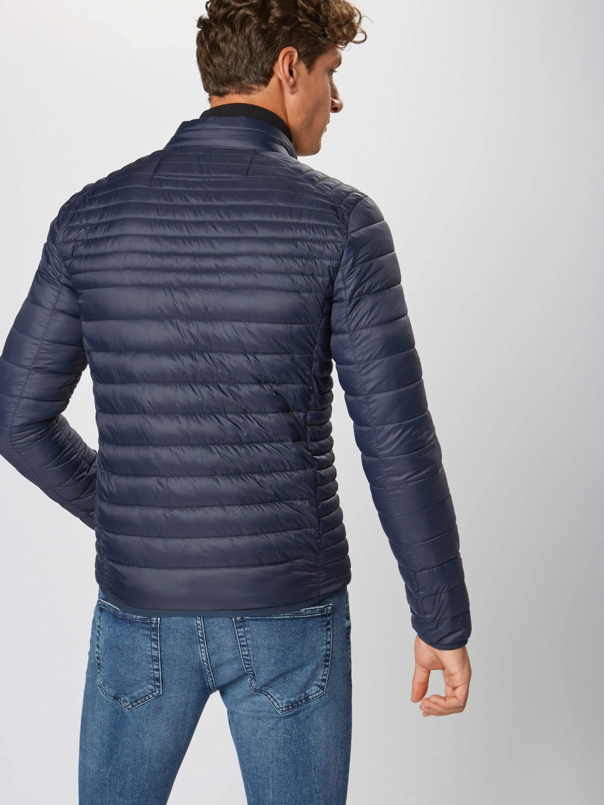 Indicode Jeans Tussenjassen Regular Fit Tussenjas Amare Heren Navy - Afbeelding 4