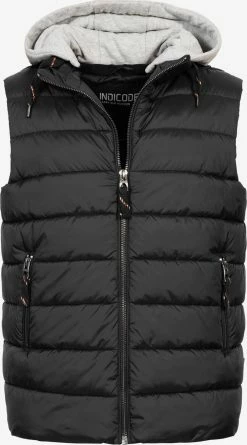 Indicode Jeans Bodywarmers Bodywarmer Heren Zwart