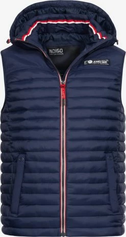Indicode Jeans Bodywarmers Bodywarmer Leach Heren Donkerblauw