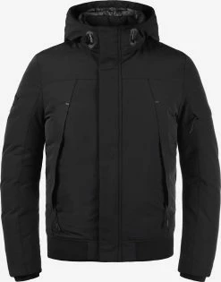 Indicode Jeans Winterjassen Winterjas Madot Heren Zwart