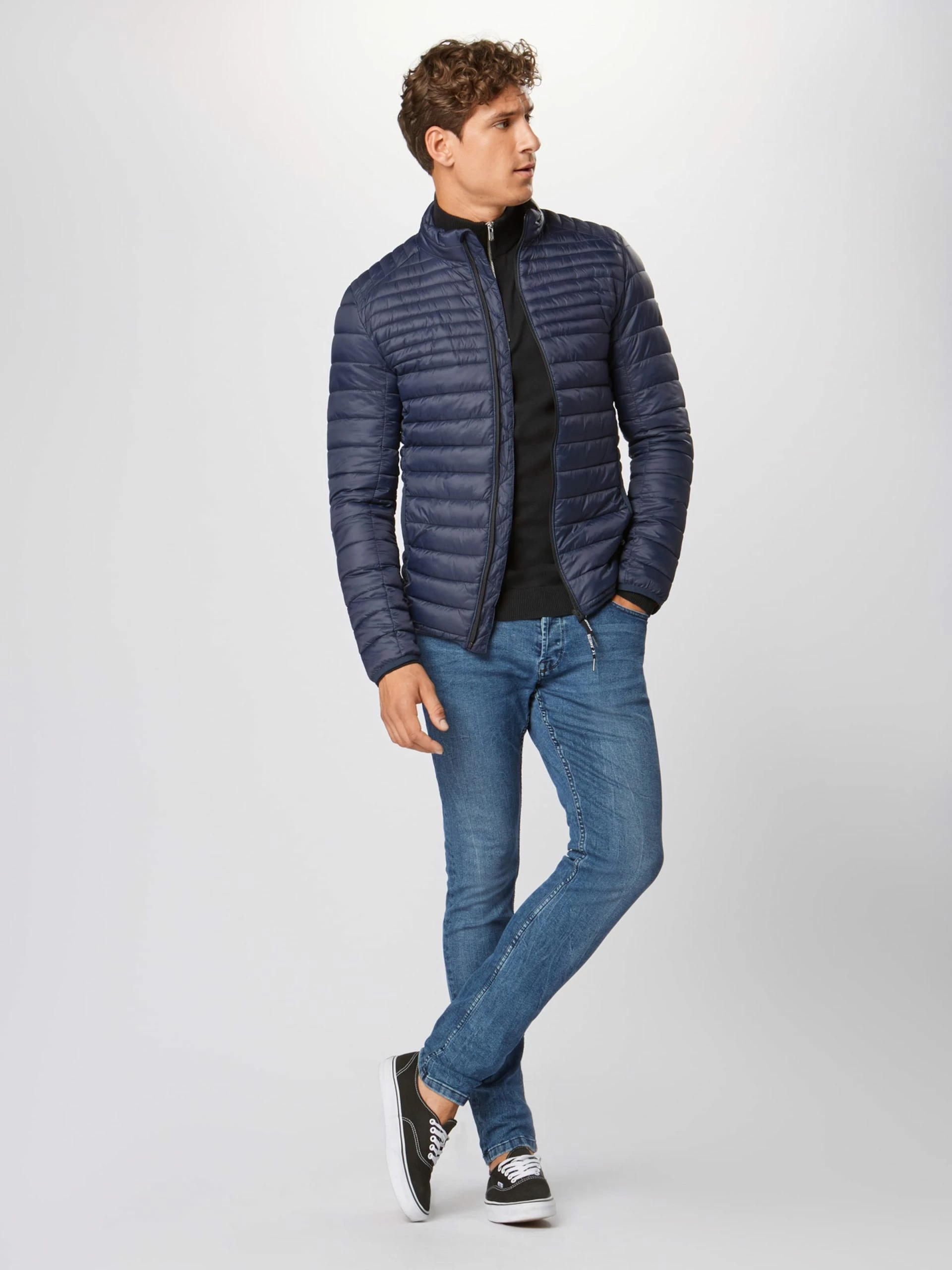 Indicode Jeans Tussenjassen Regular Fit Tussenjas Amare Heren Navy - Afbeelding 5