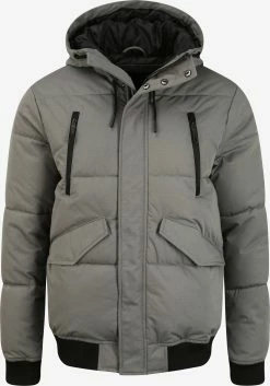 Indicode Jeans Winterjassen Winterjas Ravert Heren Grijs / Rookgrijs