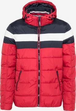 Indicode Jeans Tussenjassen Regular Fit Tussenjas AGRIPPA Heren Rood