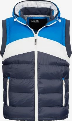 Indicode Jeans Bodywarmers Bodywarmer Valerio Heren Marine / Azuur