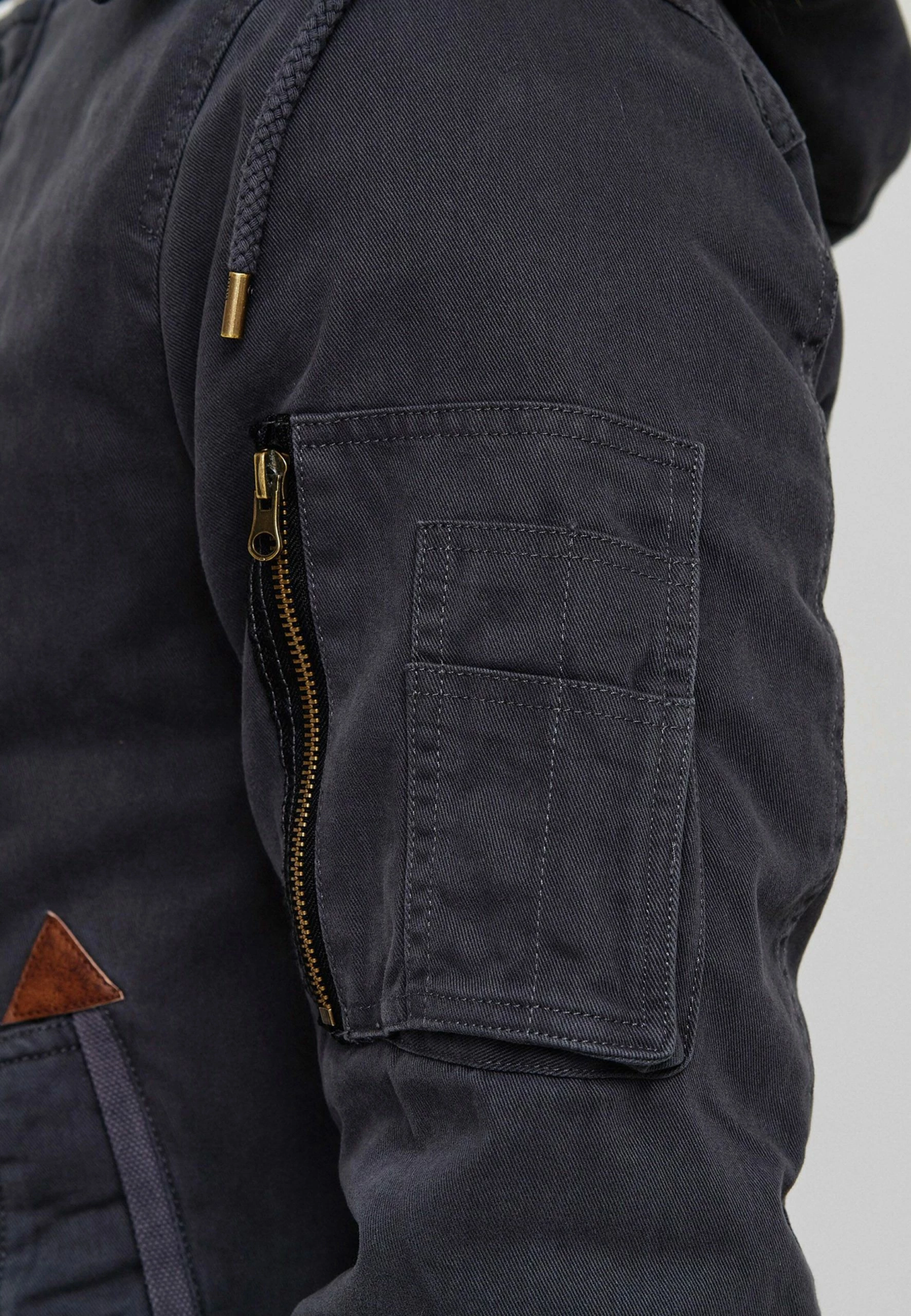 Indicode Jeans Winterjassen Winterjas Pennington Heren Donkergrijs - Afbeelding 8