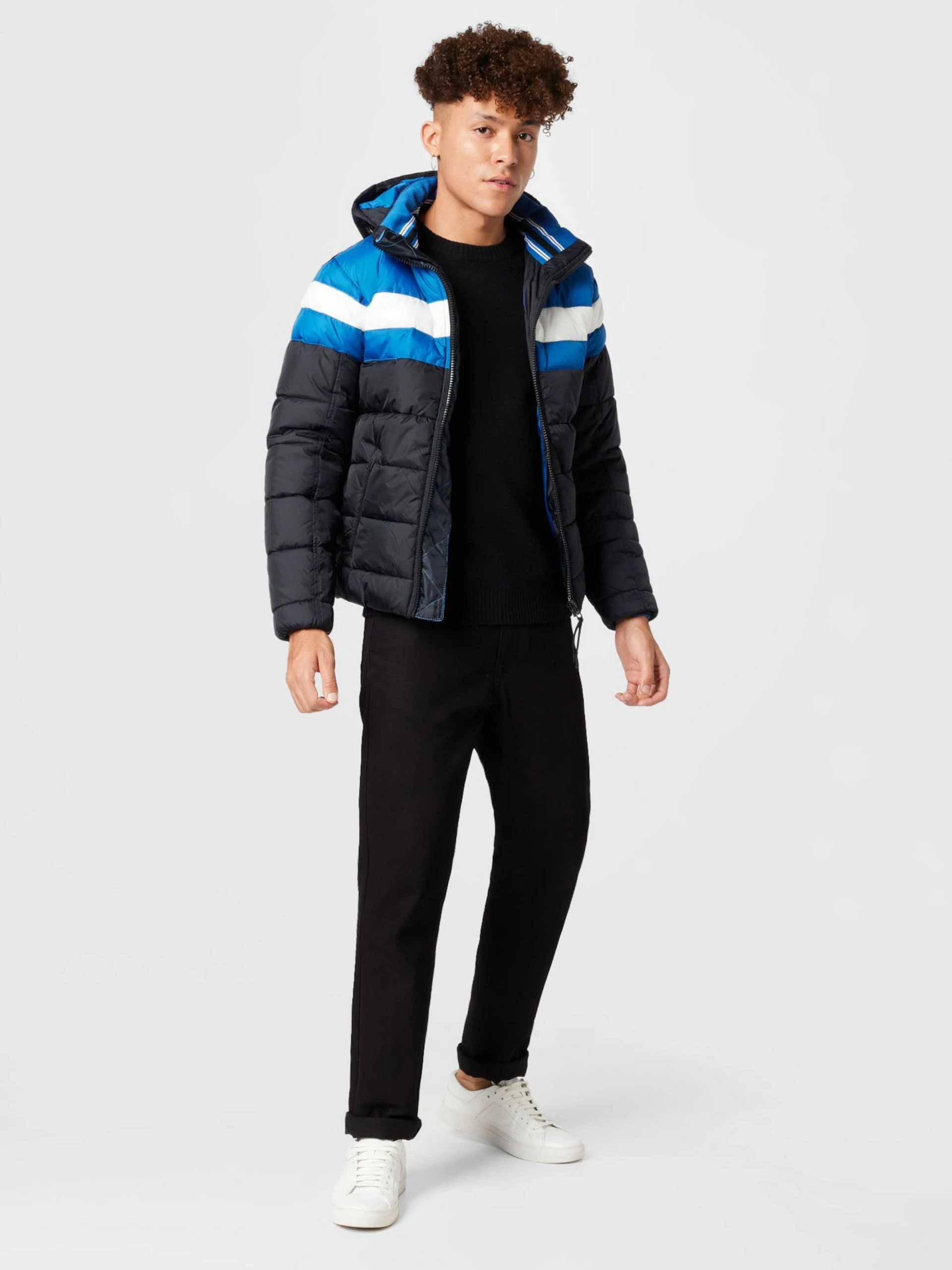 Indicode Jeans Tussenjassen Regular Fit Tussenjas Agrippa Heren Zwart - Afbeelding 5