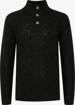 Indicode Jeans Coltruien Trui Benat Heren Zwart