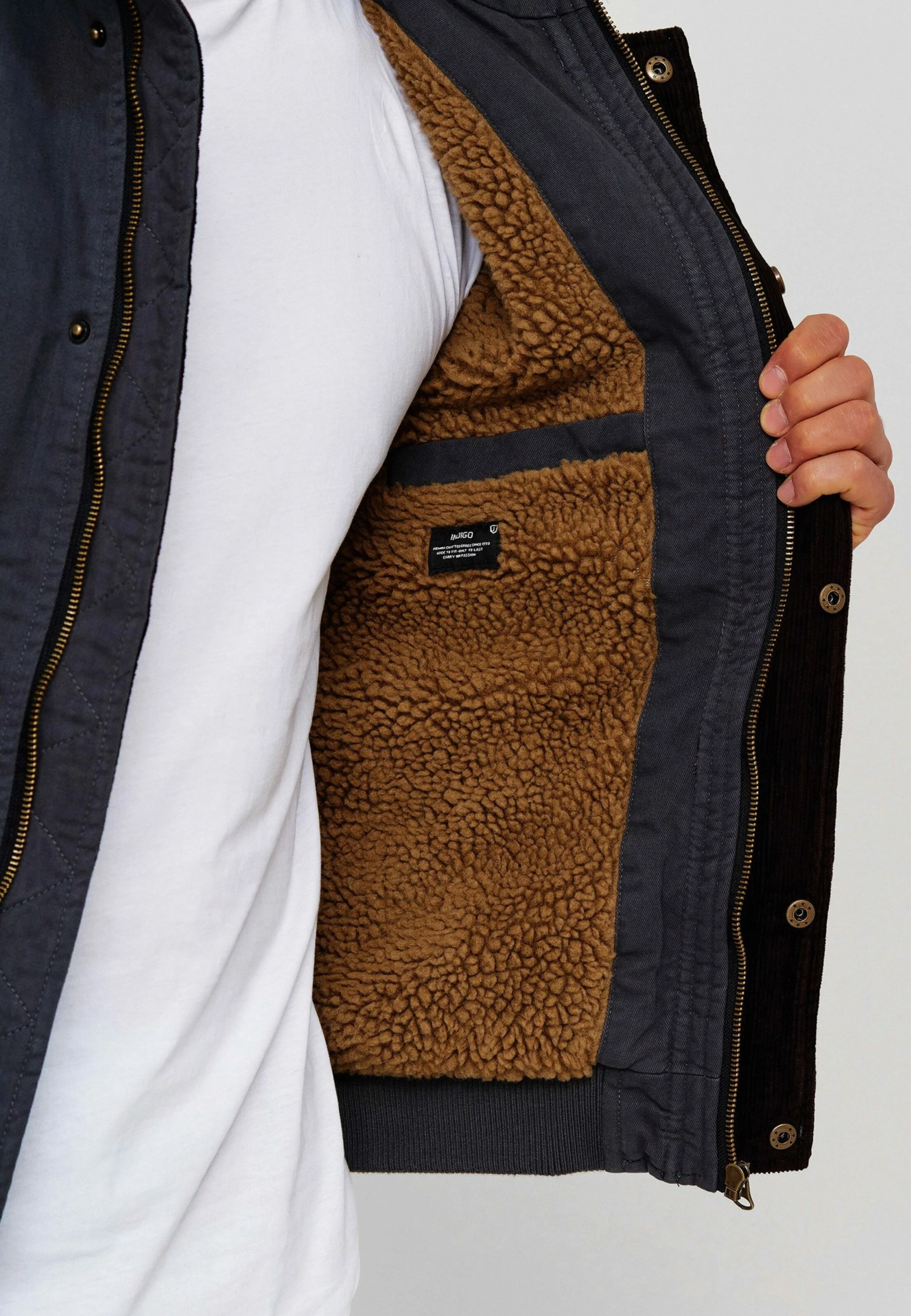 Indicode Jeans Winterjassen Winterjas Pennington Heren Donkergrijs - Afbeelding 7