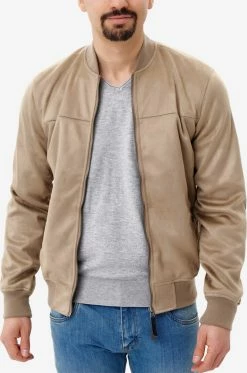 Indicode Jeans Tussenjassen Tussenjas Abbott Heren Beige