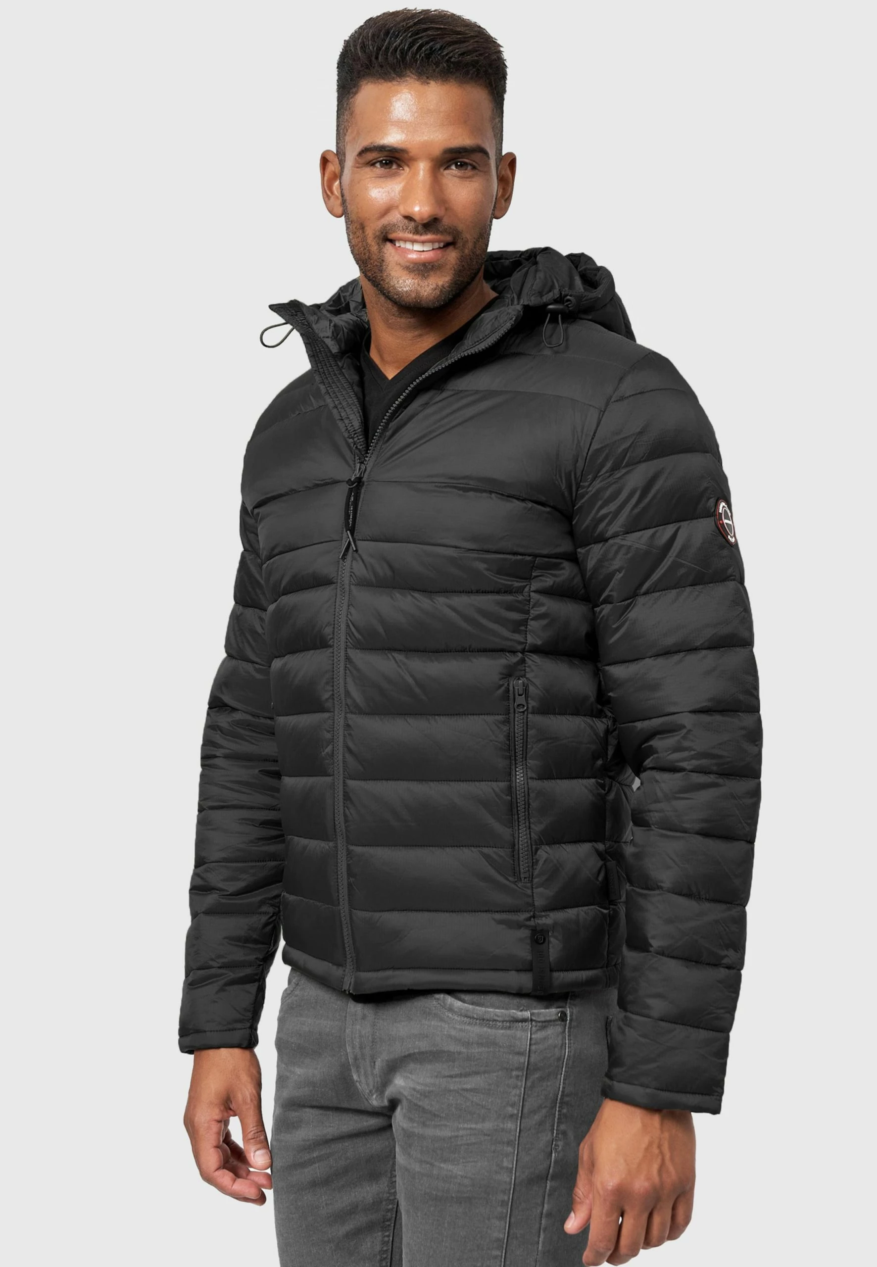 Indicode Jeans Tussenjassen Tussenjas Hampshire Heren Zwart - Afbeelding 2