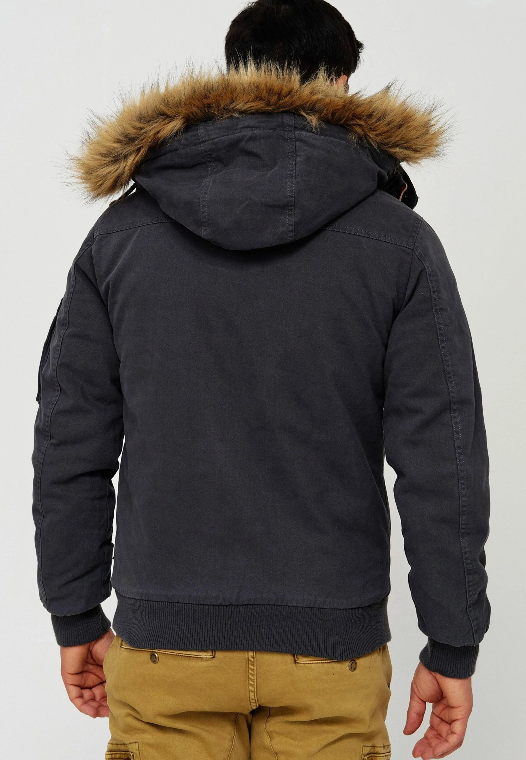 Indicode Jeans Winterjassen Winterjas Pennington Heren Donkergrijs - Afbeelding 6