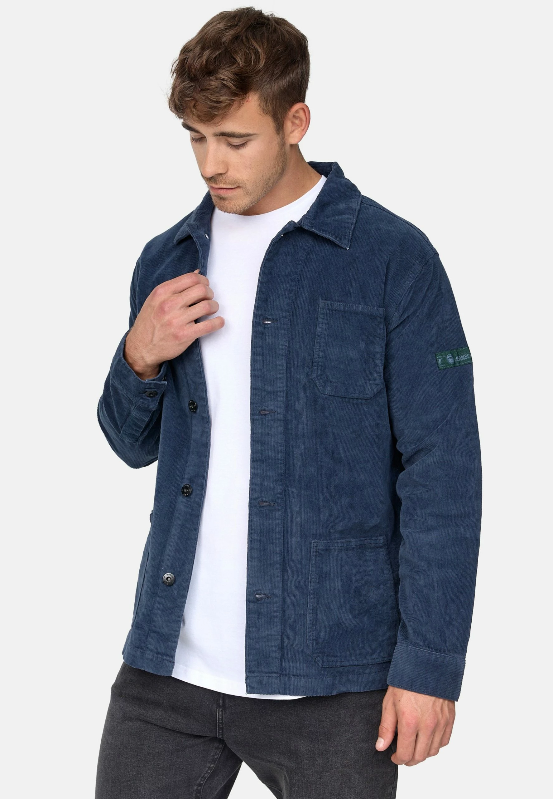 Indicode Jeans Tussenjassen Regular Fit Tussenjas Castiel Heren Navy - Afbeelding 4