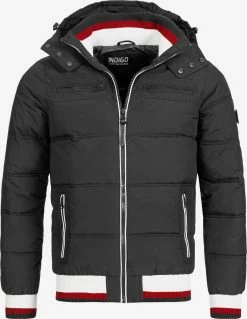 Indicode Jeans Winterjassen Winterjas Marlon Heren Zwart