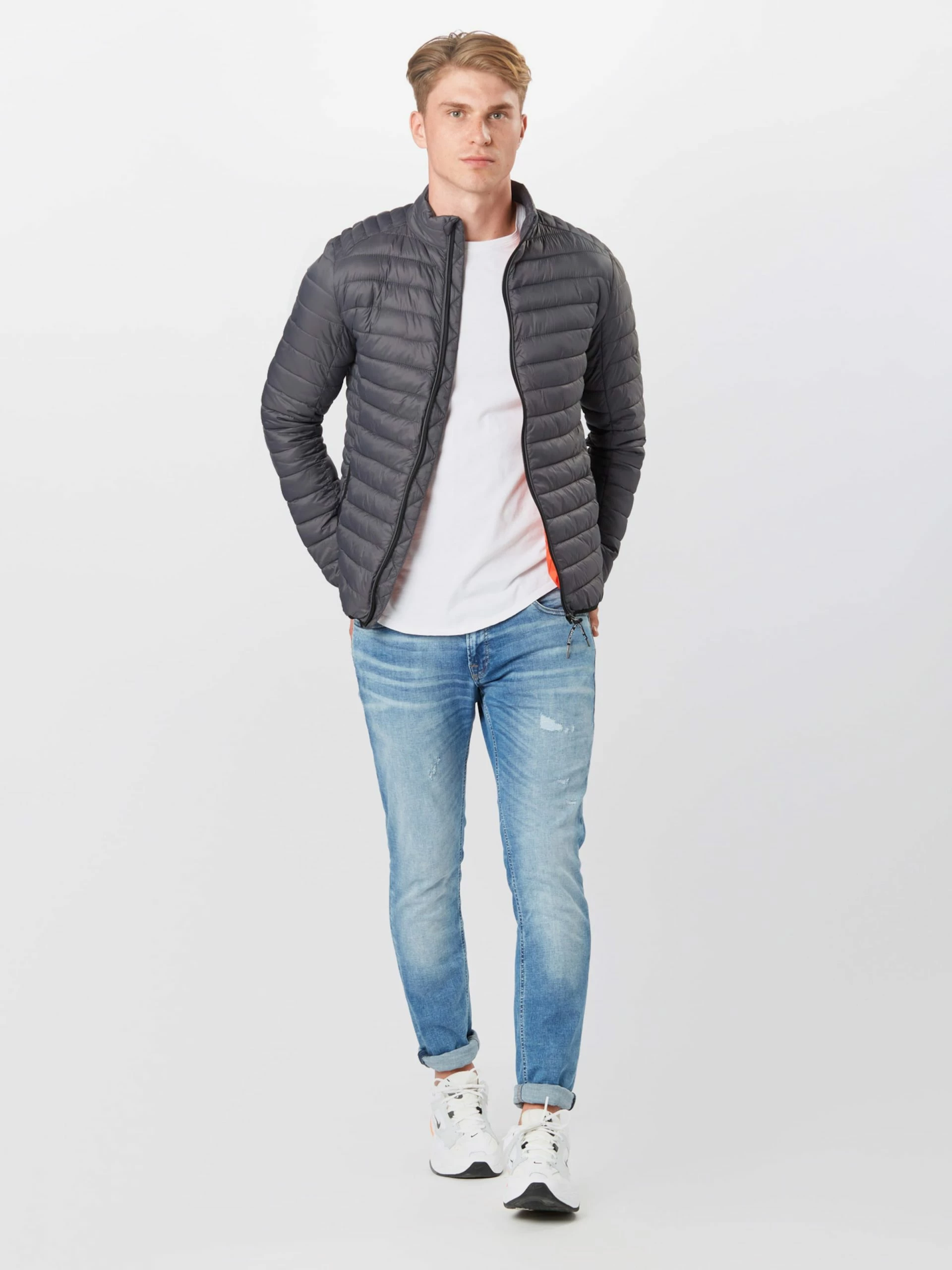 Indicode Jeans Tussenjassen Regular Fit Tussenjas Amare Heren Donkergrijs - Afbeelding 4